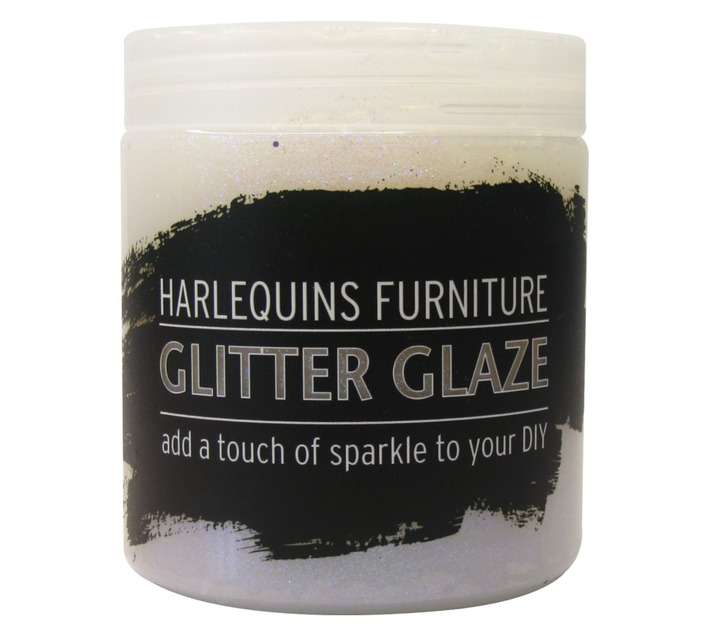 Harlequin Paints Glitter Glaze - Pearl (450ml)