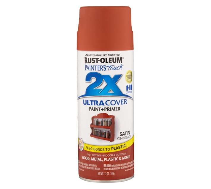 Rust-Oleum Spray Paint Touch 2X Ultra Cover - Satin Cinnamon (340g)