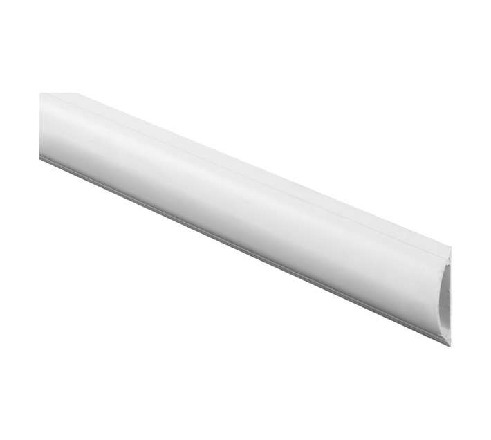 Proton Prepack H257 Half Moon PVC Trunking - White (2000 x 70 x 20mm)