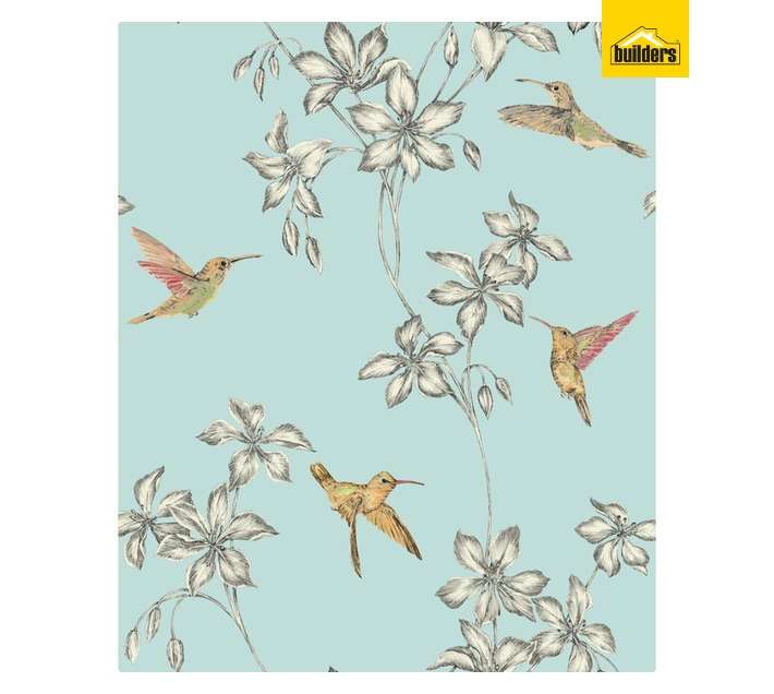 Fired Earth Pastel Floral Wallpaper - Assorted (10m x 530mm)