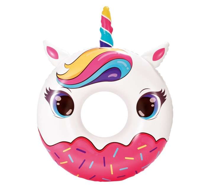Polygroup Summer Waves Unicorn Donut Tube - Multicoloured (1300 x 1020 x 280mm)