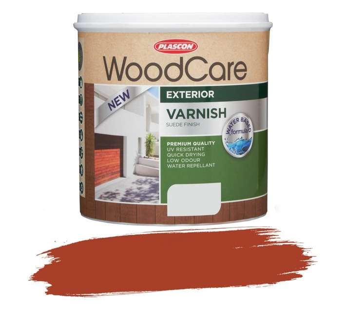 Plascon WoodCare Sunproof Varnish Suede - Oregon Pine (1L)