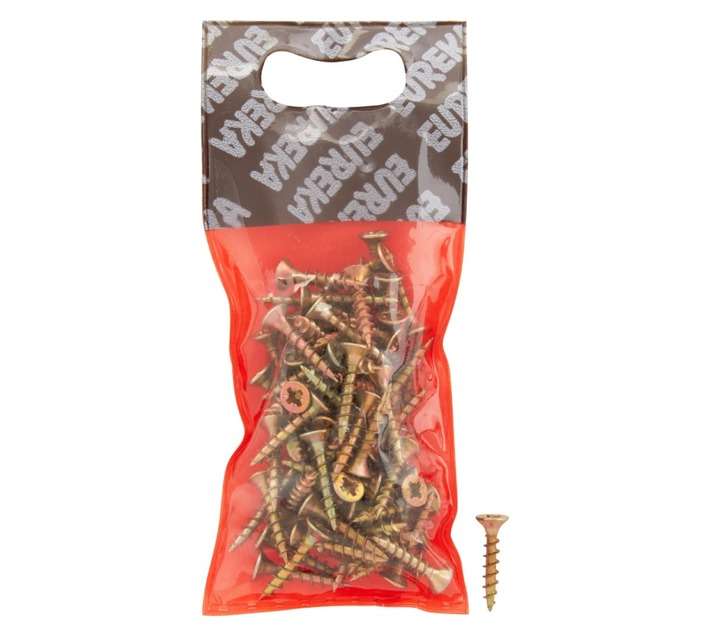 Eureka 1GK20U 3.5 x 20mm Chipboard Full Thread Yp (75 Pack)