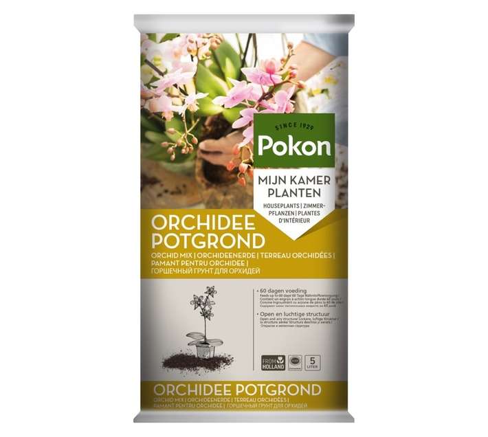 Pokon 7700152500L Orchid Growning Medium (5L)