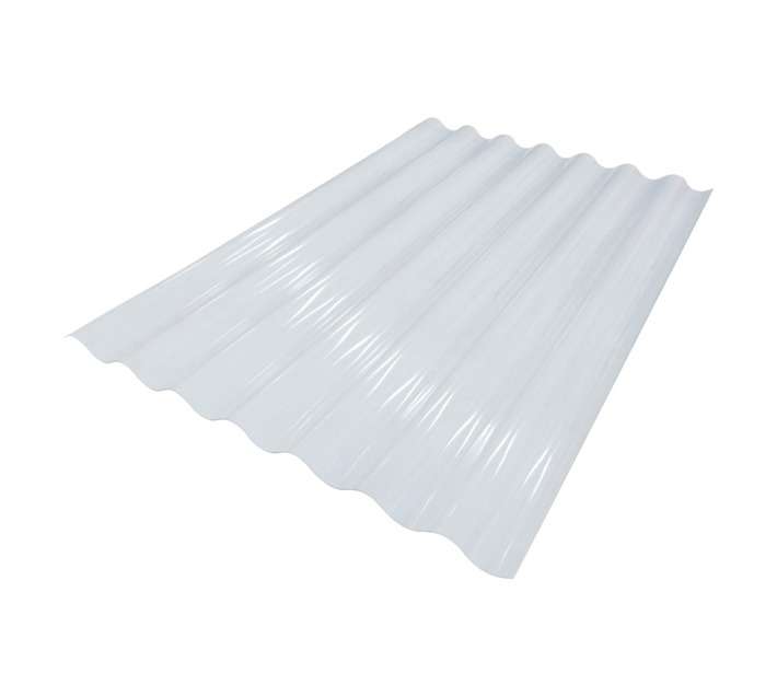 Corrugated 6.5 Polycarb Sheet - Clear (3m)