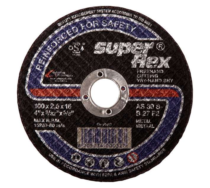 Superflex Cutting Wheel Stone Steel 100mm x 2.5mm