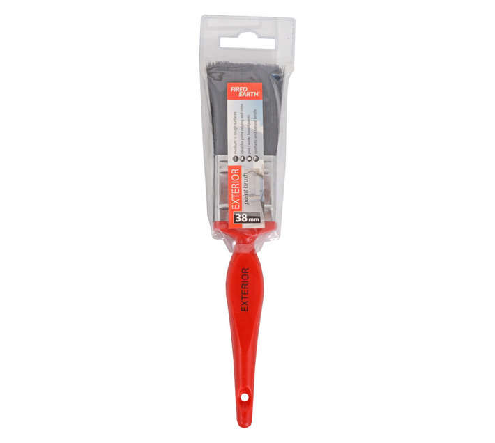 Fired Earth Exterior Paint Brush - Red (38mm)