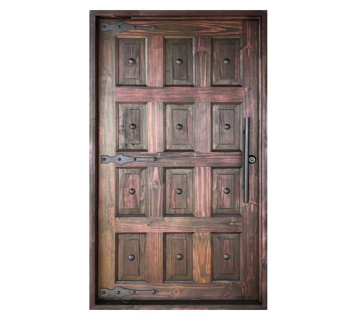 Hardwood Doors HWDGP 04 Gothic Pine 12 Panel Pivot Door (1200 x 2100mm)