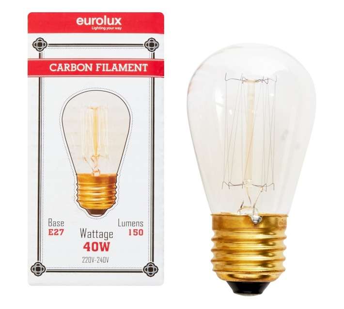 Eurolux E27 Carbon Filament Pygmy (40w)