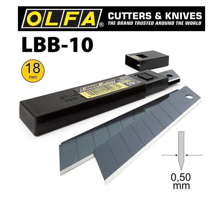 Olfa BLA LBD10 10 x Heavy Duty Double Segmented Knife Blades