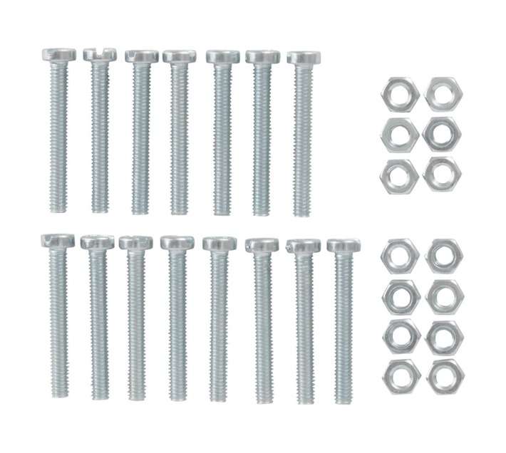 Eureka 4 x 30mm Machine Screw and Nut Cheesehead (12 Pack)