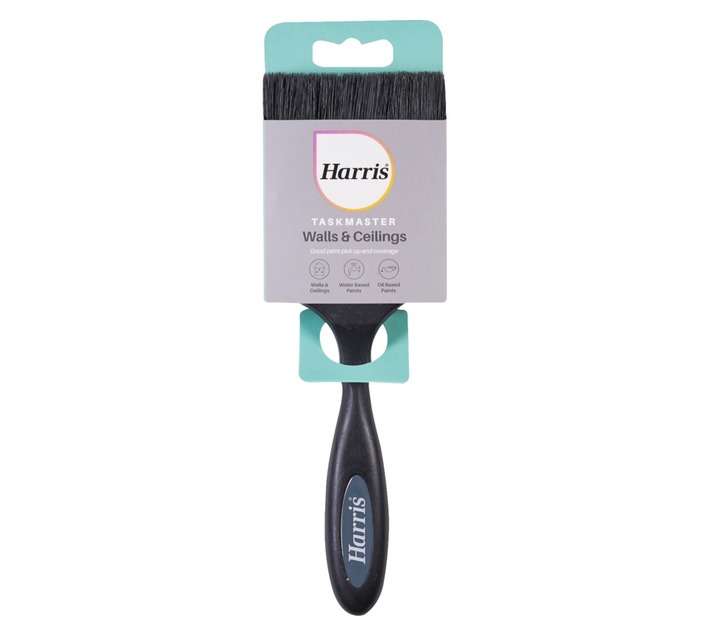 Harris Taskmaster Paintbrush - Black/Orange (75mm)