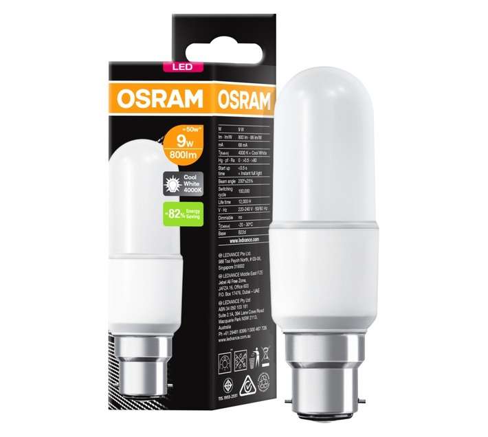 Osram LED BC Stick Globe - Cool White (9W)
