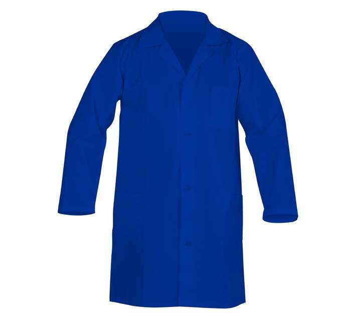 Beck Poly Cotton Long Sleeve Dust Coat - Royal (Size 40)