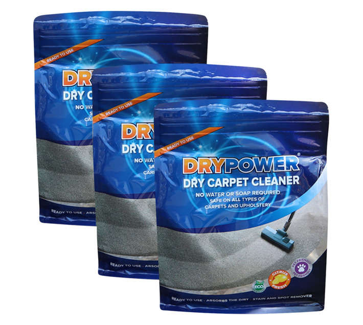 Drypower 3 x Dry Carpet Cleaner (500g)