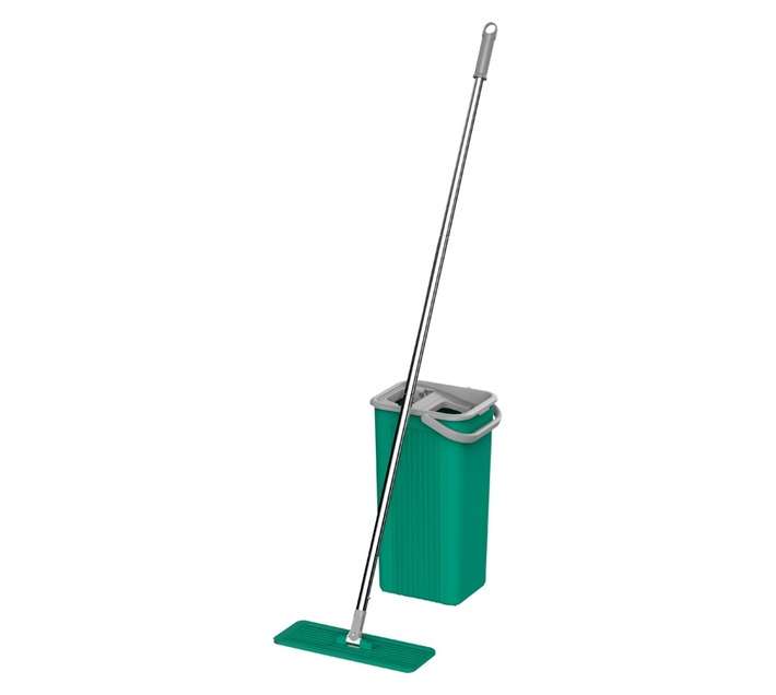 Verimark 80FHFM Floorwiz Dual Clean Mop Combo - Green