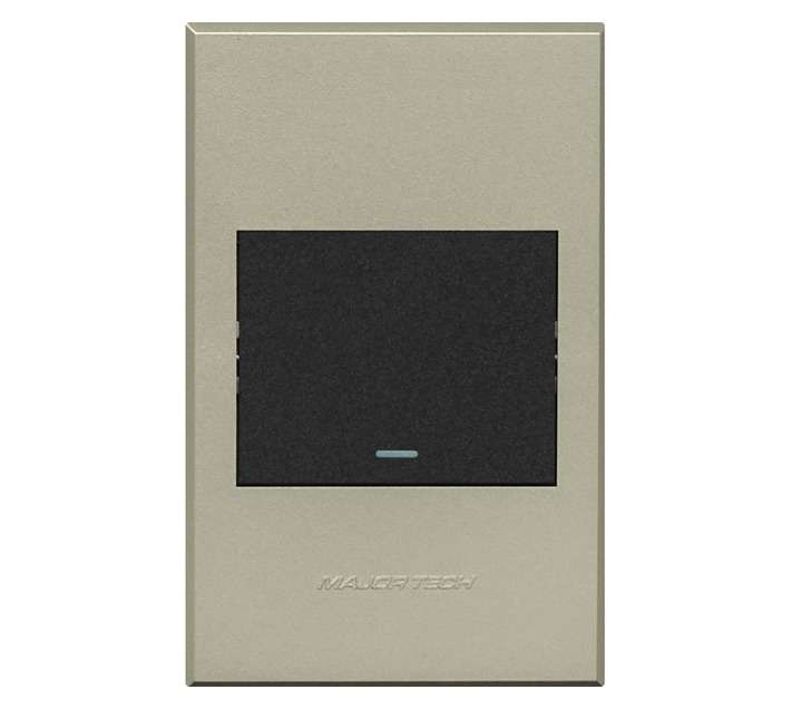 Veti 3 Series 1 Lever 2 Way Switch - Graphite/Titanium (100 x 50mm)