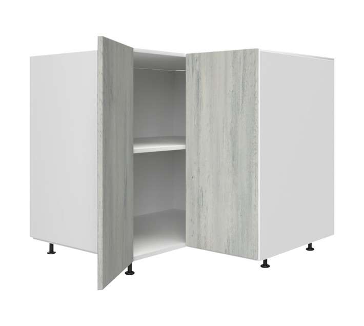 Home and Kitchen Base Unit Melamine Corner Cabinet - Lockeport (900mm)