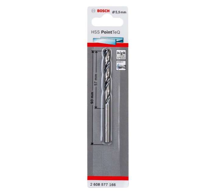 Bosch 2608577166 PoinTeQ Metal HSS Drill Bit (5.5mm)