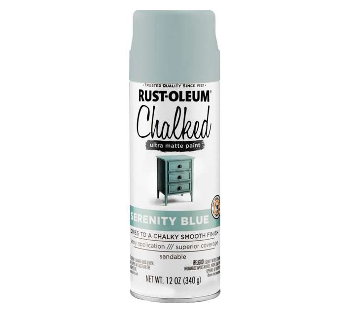 Rust-Oleum Spray Paint Chalked Ultra Matte - Serenity Blue (340g)