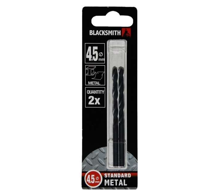 Blacksmith Standard Metal Drill Bit - Red/Black (4.5mm)