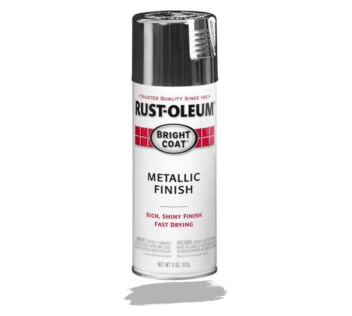 Rust-Oleum Spray Paint Stops Rust Bright Metallic Gloss Finish - Chrome (312g)