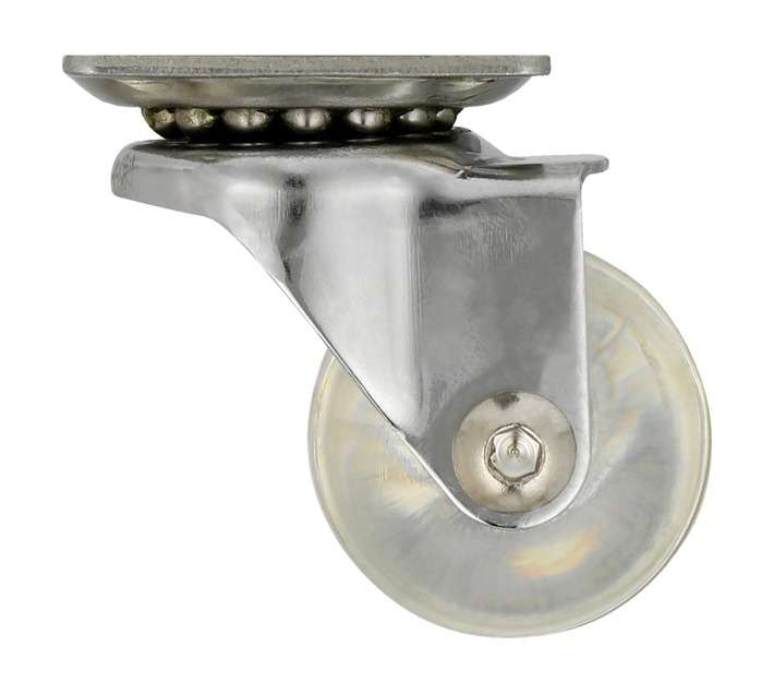 Hillaldam 870261 Transparent Plated Castor (35mm)