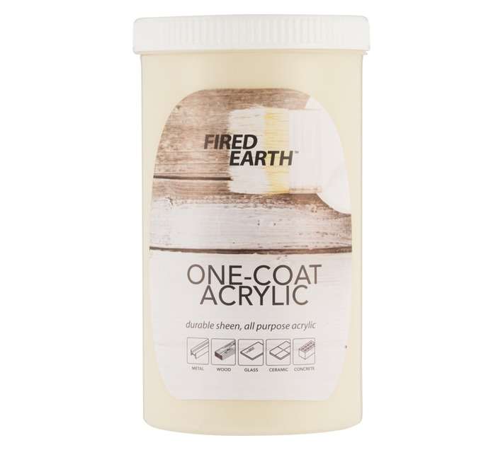 Fired Earth One Coat Paint - Cream (1L)