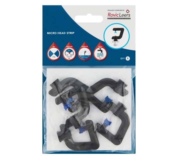 Hunter 5 x Micro Strip Sprinkler Heads - Blue