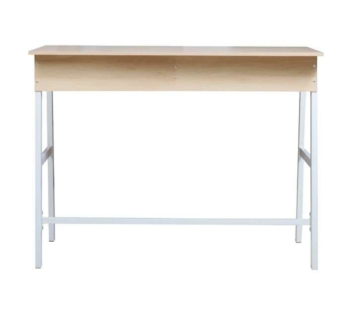 Home and Kitchen Corfu Computer Desk - White Oak (1000 x 550 x 750mm)