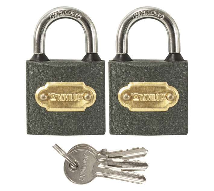 Anvilock 32mm Iron Padlock (2 Pack)
