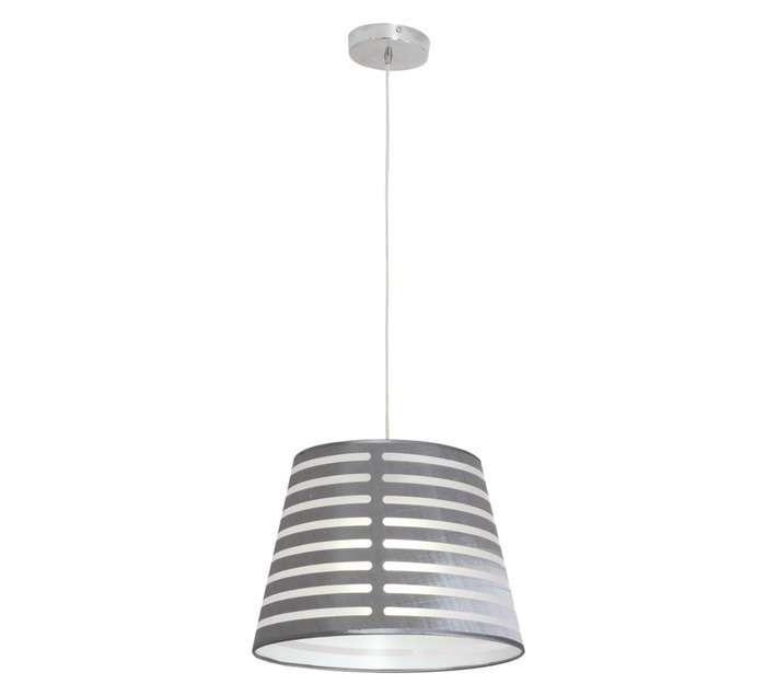 Eurolux Slatted Pendant with Fabric Shade