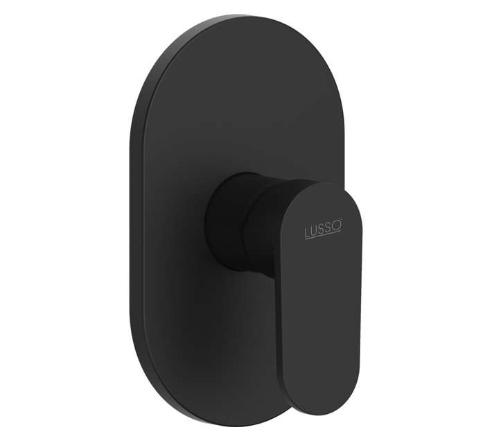 Lusso Roya Concealed Mixer - Black (160 x 180 x 80mm)