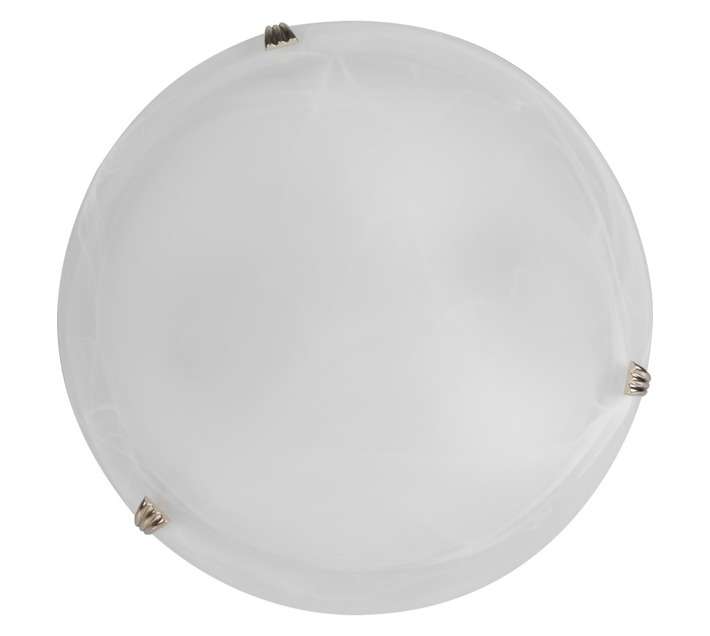 Eurolux 3 Clip Glass Alabaster Ceiling Light (300mm)