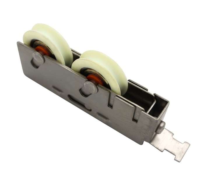 2 Pack Stainless Steel Double Patio Roller (135 x 135 x 17mm)