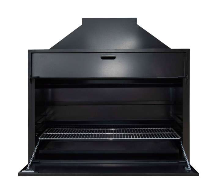 Megamaster Built-In Braai 970 x 400mm Wood