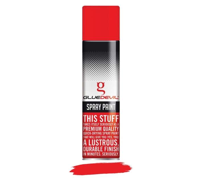 Glue Devil Spray Paint - Signal Red (300ml)
