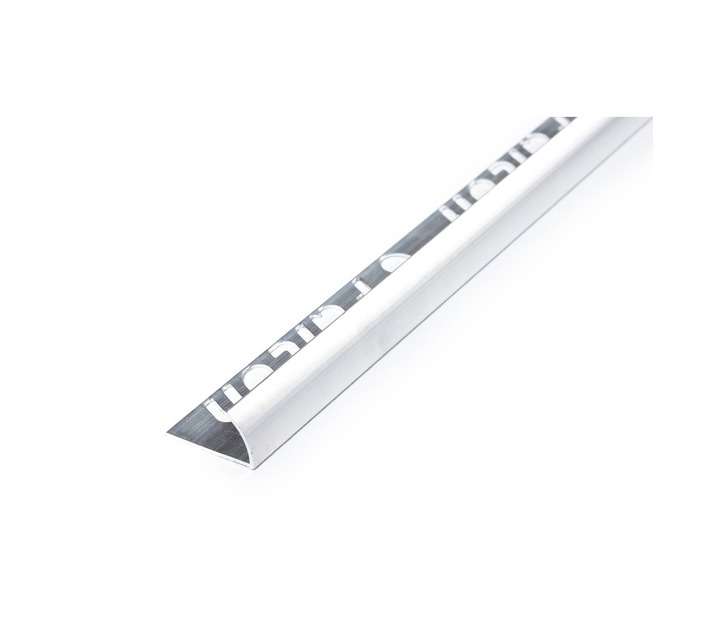 Falcon Tiling Aluminium Round Edge Trim - Silver (2500 x 12mm)