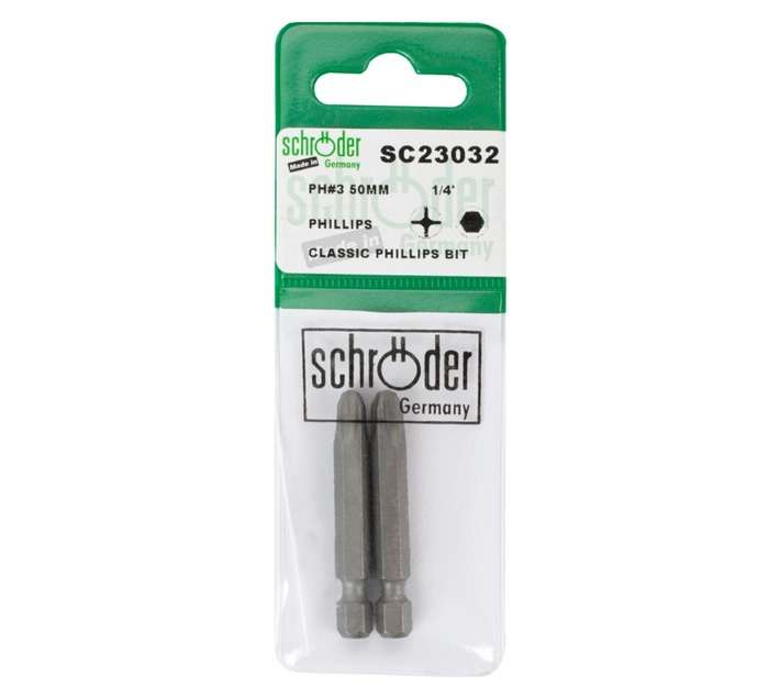 Phillips SC23032 2 x No.3 Classic Drill Bit (3 x 50mm)