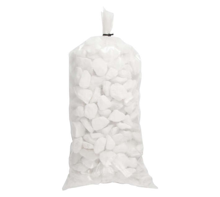 14DM Medium Snow Tumble Pebble - White