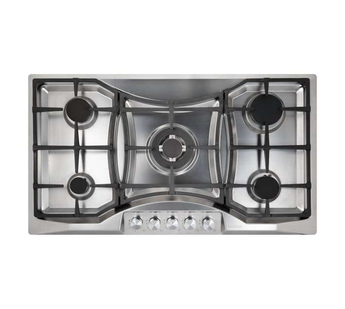 Goldair 5 Gas Burner Hob Stainless Steel Gsgh-500