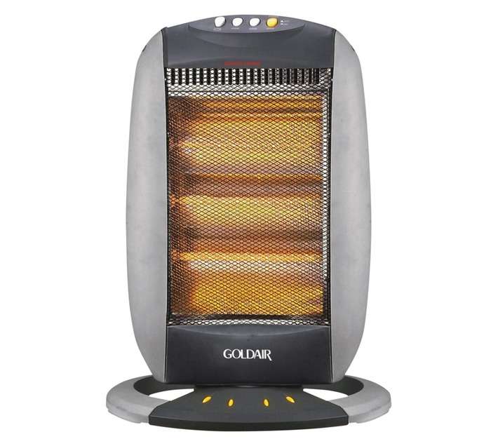 Goldair GHH-3000A 3 Bar Halogen Heater - White (1200W)