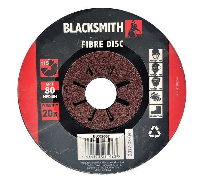 Blacksmith 80 Grit Flap Disc - Red/Black