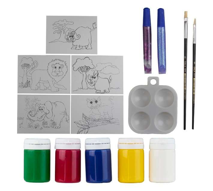 Teddy Africa Big 5 Canvas Kit