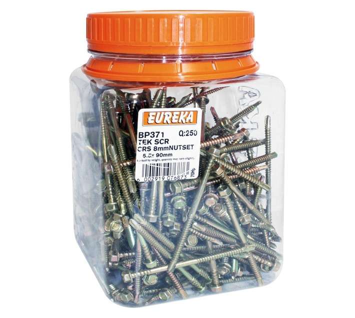 Eureka 5.5 x 90mm Tex Screw Hex coarse (250 Pack)