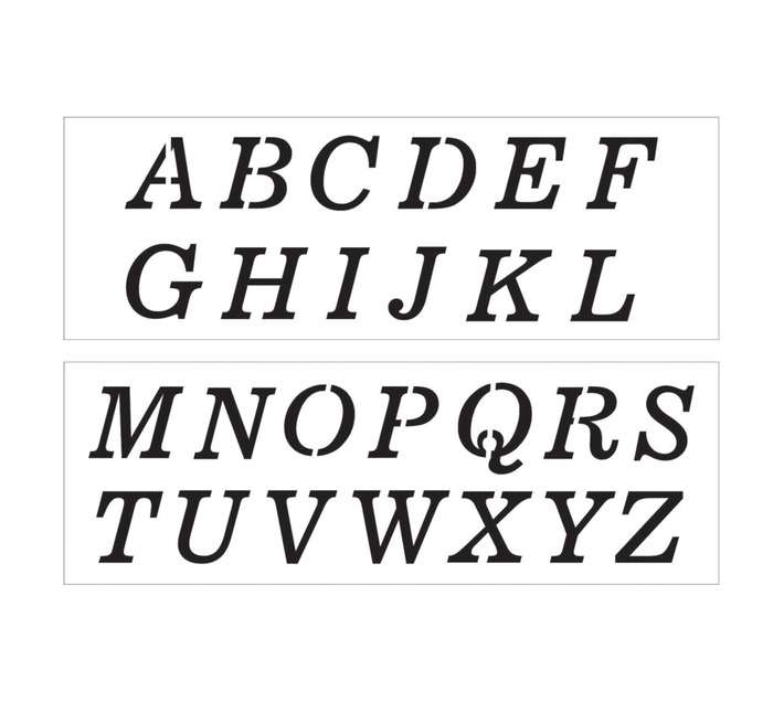 Unlimited News Cap 40 Stencil (338 x 239mm)