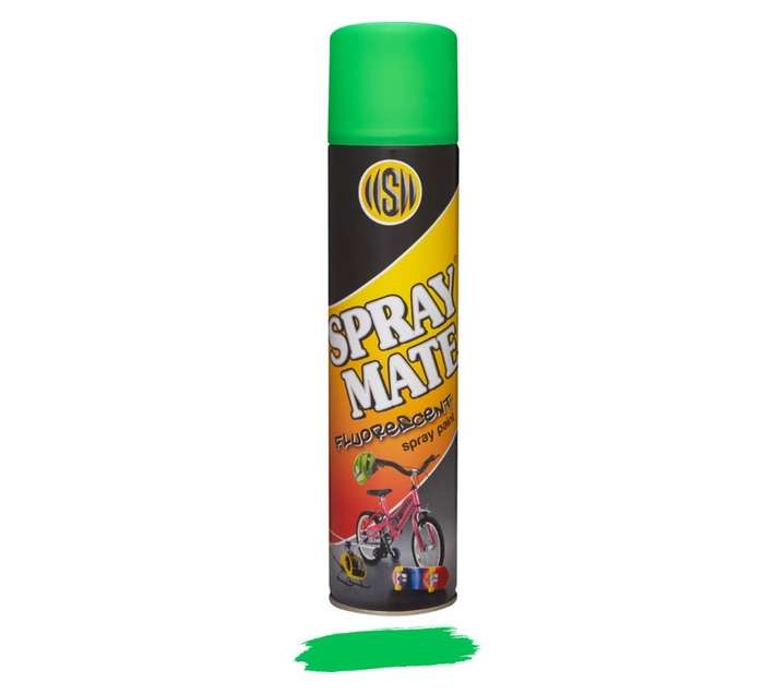 Spraymate Spray Paint Fluorescent - Signal Green (250ml)