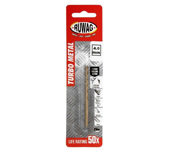Ruwag 4mm Turbo Metal Drill Bit