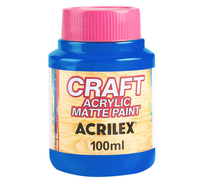 Crazy Crafts Matte Paint - Turquoise Blue (100ml)