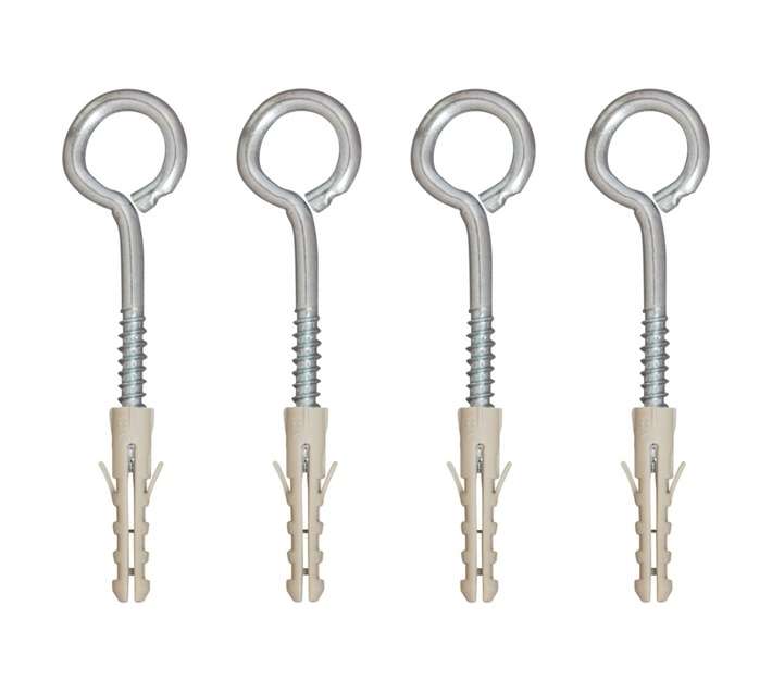 IKA Eye Screw 4mm and Nylon Plug TP (4 Pack)